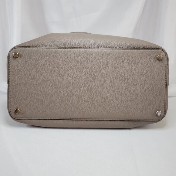 Kate Spade New York Taupe Evangelie Larchmont Satchel Leather Crossbody/Handbag - Picture 13 of 16